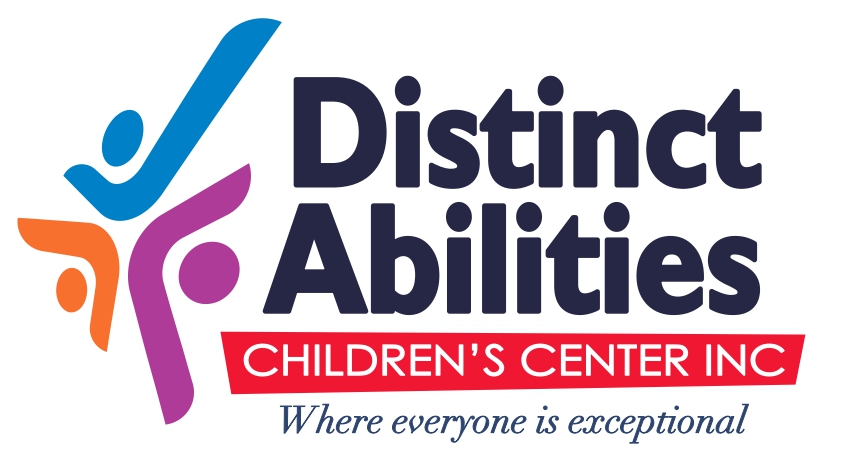 A logo for distinct abilities children 's center.